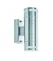 Garden wall light Led Outdoor Stainless steel 2 bulbs 18cm