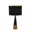 Table lamp Table Mild steel Matt black 1 bulb 58cm