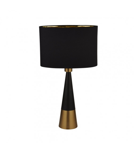 Lampde de table Table Acier doux Noir mat 1 ampoule 58cm
