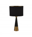 Table lamp Table Mild steel Matt black 1 bulb 58cm