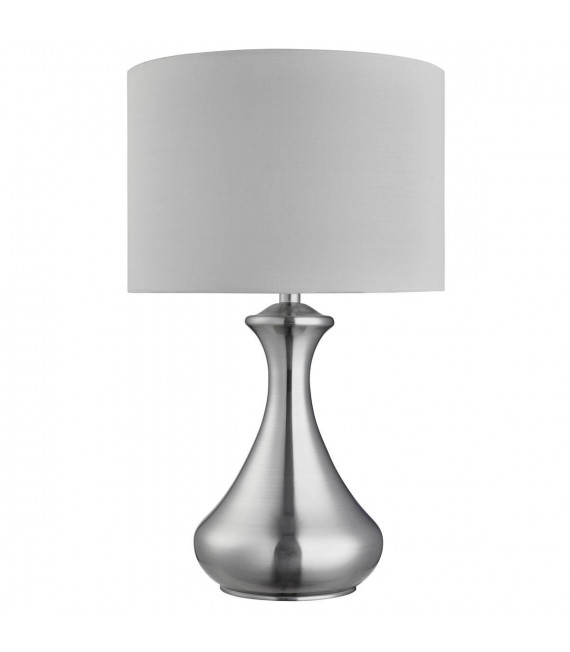 Tischleuchte Touch Satin silber 1 Glühbirne 40cm