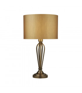 Lámpara de mesa Mesa Acero dulce Latón antiguo 1 bombilla 60cm