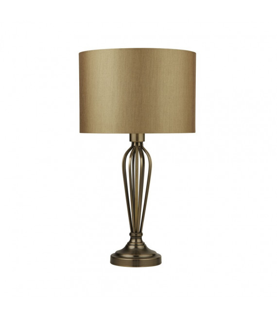 Table lamp Table Mild steel Antique brass 1 bulb 60cm