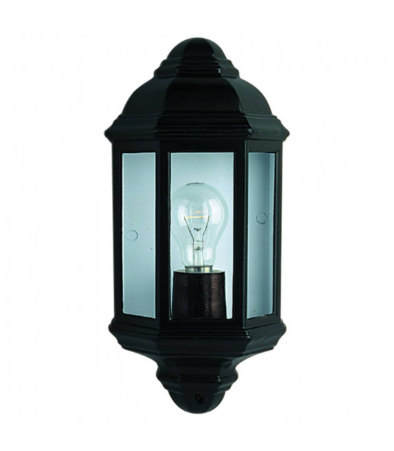 Outdoor garden lantern Black 1 bulb 36cm