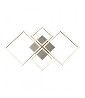 Integrated LED ceiling light Wall Aluminum Brushed aluminum