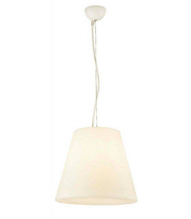 Suspension Led Outdoor Acier blanc 1 ampoule 30cm