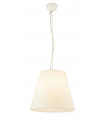Suspension Led Outdoor Acier blanc 1 ampoule 30cm