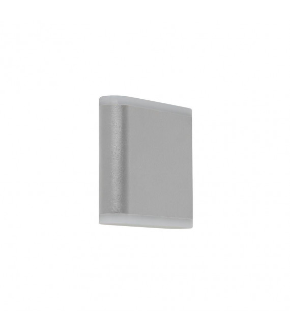 Applique de jardin Stratford Aluminium moulé blanc gris 2 ampoules 11cm