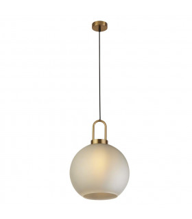 Ciondolo bucaneve Vetro, acciaio dolce Ottone, vetro acidato 1 lampadina 41cm