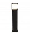 Garden bollard Athens Plastic, aluminum metal casting Black, opal white