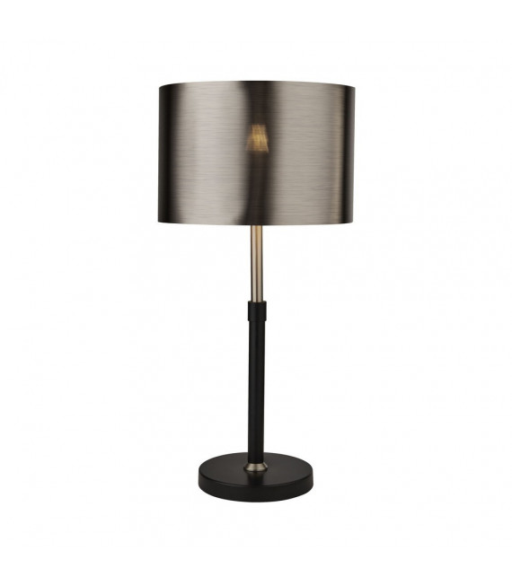Table lamp Table Mild steel Matt black 1 bulb 61.5cm