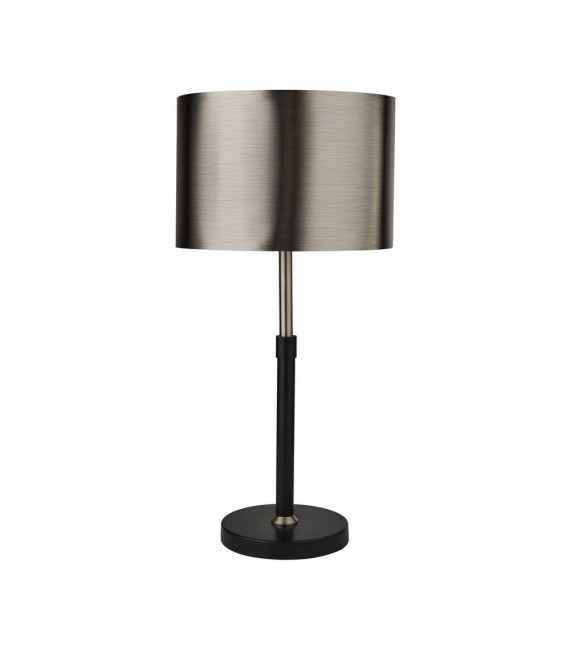 Lampe de table Table Acier doux Noir mat 1 ampoule 61,5cm