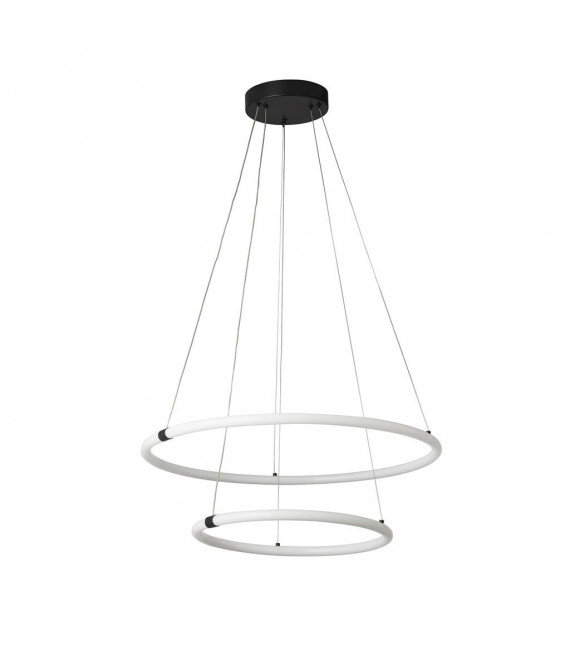 Revolve Integrated LED Ceiling Light Acrylic,White Mild Steel,Matte Black