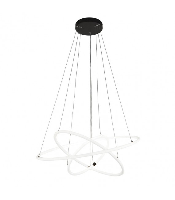 Revolve Integrated LED Ceiling Light Acrylic,White Mild Steel,Matte Black