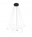 Revolve Integrated LED Ceiling Light Acrylic,White Mild Steel,Matte Black