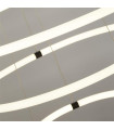 Revolve Integrated LED Ceiling Light Acrylic,White Mild Steel,Matte Black