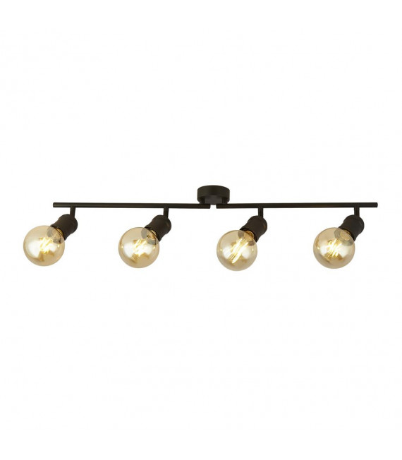 Dance spot bar 4 bulbs Mild steel Black,sabBlack