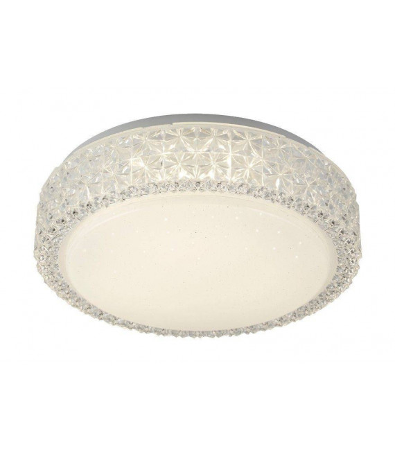 Flush ceiling light White steel 1 bulb 9cm