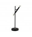 Lampe LED intégré Wands Acrylique,acier doux Chrome,Noir mat,givré 1 ampoule 48,5cm
