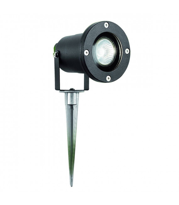 Gartenstecker Outdoor Aluminium Schwarz 1 Birne 34cm