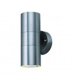 Garden wall light Led Outdoor Glass Aluminum 2 bulbs 16cm