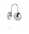 Marbles wall light Mild Steel Chrome 1 bulb 20cm