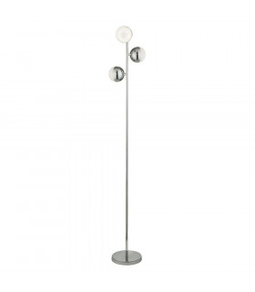 Floor lamp Marbles Mild steel Chrome 3 bulbs 152cm