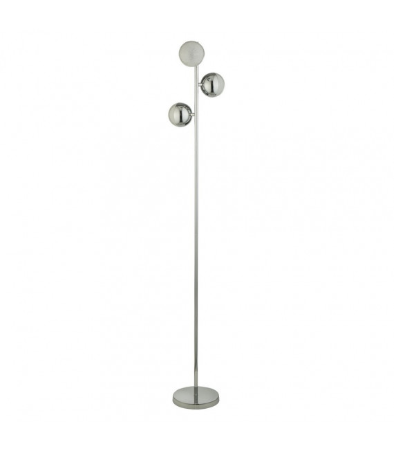 Lámpara de pie Marbles Acero dulce Cromo 3 bombillas 152cm