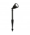 Garden stake Spikey Glass, plastic, metal Cast aluminum white, black, Transparent 25 Cm