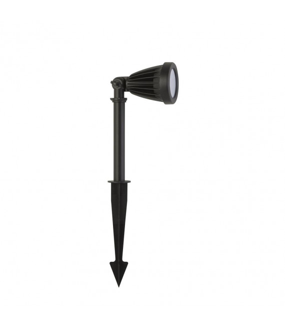 Garden stake Spikey Glass, plastic, metal Cast aluminum white, black, Transparent 25 Cm