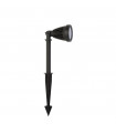 Garden stake Spikey Glass, plastic, metal Cast aluminum white, black, Transparent 25 Cm