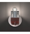 Riviera wall light 1 light Mahogany