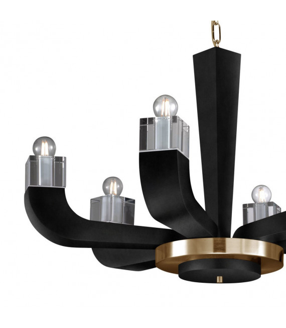 Riviera pendant light 6 bulbs 50cm