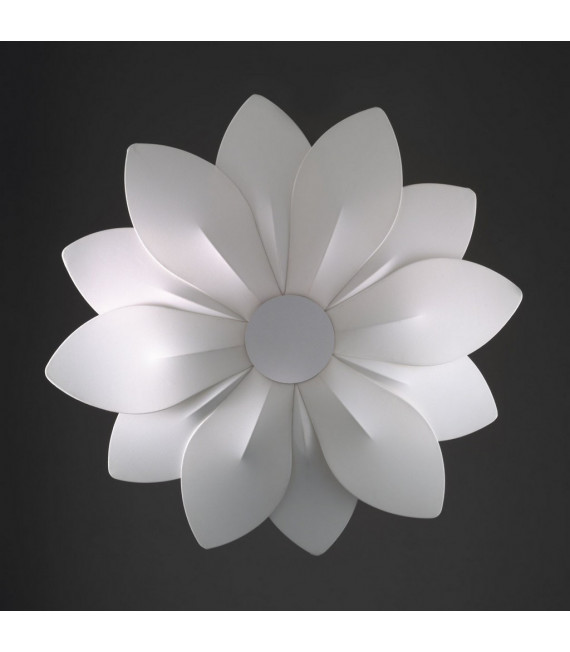 Wandleuchte Fiore Mattweiß 6-flammig 226cm
