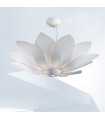 Ceiling light Fiore white 7 bulbs 226cm