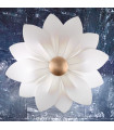 Applique murale Fiore 6 ampoules 24 carats d'or