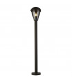 Borne de jardin Bluebel 1 ampoule Plastique,moulage Aluminium en métal Gris,Transparent