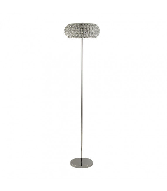 Lampada di design Marilyn Mild Steel Chrome 3 lampadine 151cm