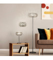 Lampe Design Marilyn Acier doux Chrome 3 ampoules 151cm