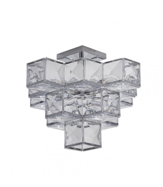 Glacier ceiling light Mild steel Chrome 5 bulbs 39cm
