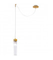 Raggio design pendant lamp Gold leaf 1 bulb 28cm