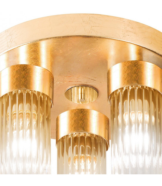 Deckenleuchte Giro Blattgold 3-flammig 21,5cm