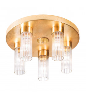 Deckenleuchte Giro Blattgold 5 flammig 21,5cm
