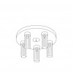 Ceiling light Giro Gold leaf 5 bulbs 21.5cm