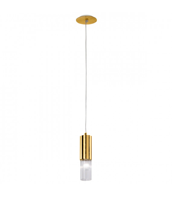 Design suspension Giro 1 bulb Gold leaf
