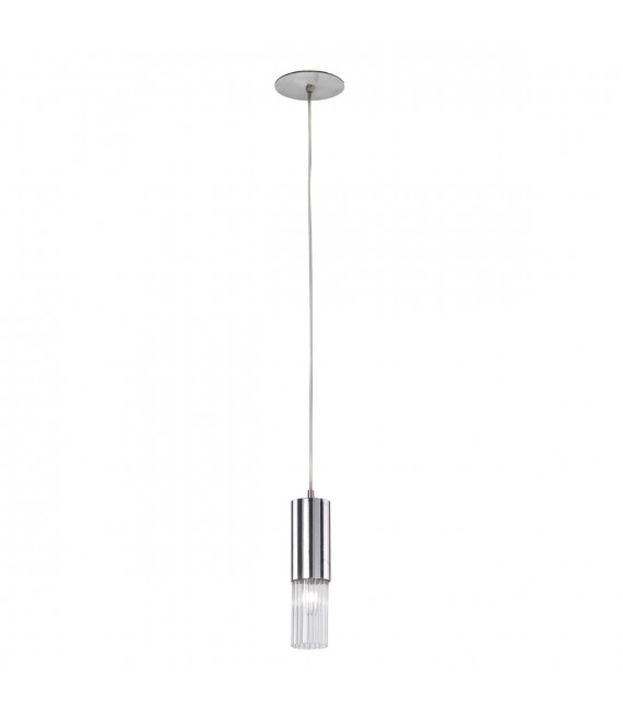 Sospensione di design Giro 1 lampadina Foglia argento