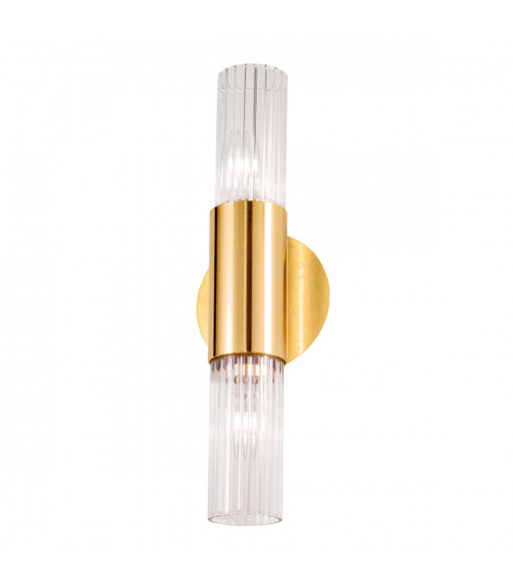 Wandleuchte Giro Blattgold 2-flammig 36cm