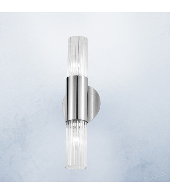 Giro Blattsilber-Wandleuchte 2-flammig 36cm
