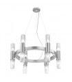 Applique murale Giro 12 ampoules Feuille d'argent