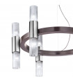 Giro 12-light wall light Brushed brown